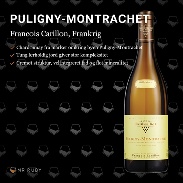 2020 Puligny-Montrachet, Francois Carillon, Bourgogne, Frankrig